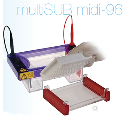 Электрофорезная камера multiSUB Midi-96 производства Cleaver Scientific (Великобритания)