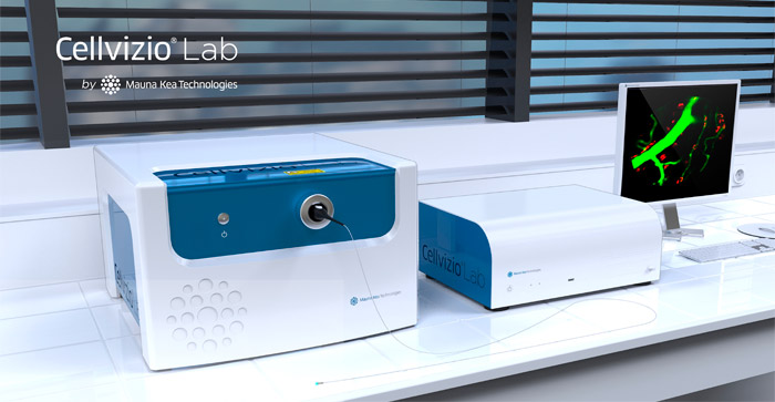 Зондовый конфокальный микроскоп CellVizio LAB производства Mauna Kea Technologies (Франция) Зондовый конфокальный микроскоп CellVizio LAB производства Mauna Kea Technologies (Франция)